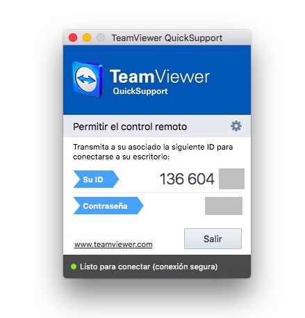 TeamViewer QuickSupport para Mac