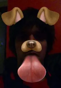 snapchat filtro perro