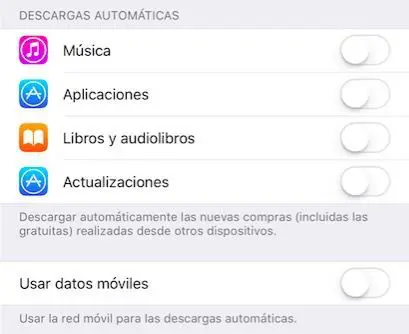 apple store actualizaciones automaticas