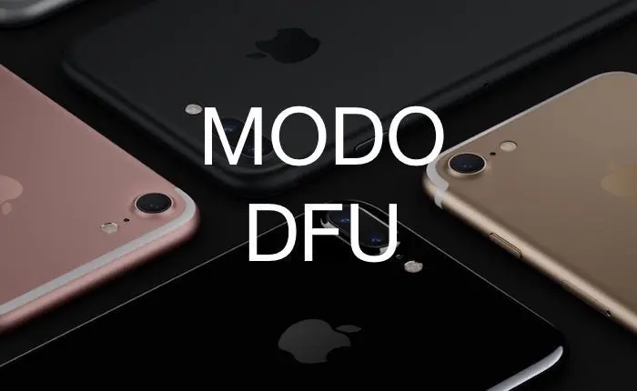 poner modo dfu iphone 7