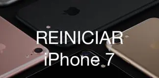 reiniciar iphone 7