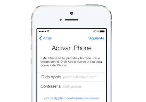 bloqueo activacion iphone