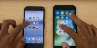 iphone 7 plus google pixel test velocidad