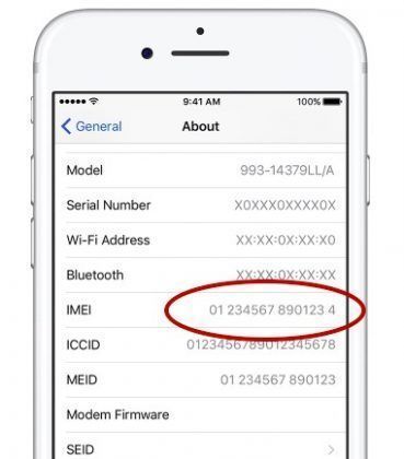 Iphone 7 нет imei