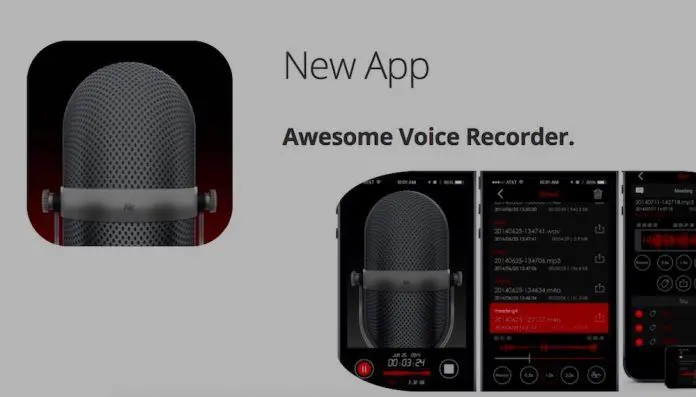 awesome voice recorder pro