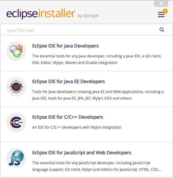 download eclipse java for mac os sierra