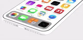 concepto iphone blanco