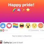 activar la reaccion de la bandera LGTB en Facebook