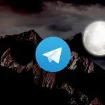 activar modo noche telegram mac