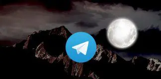 activar modo noche telegram mac