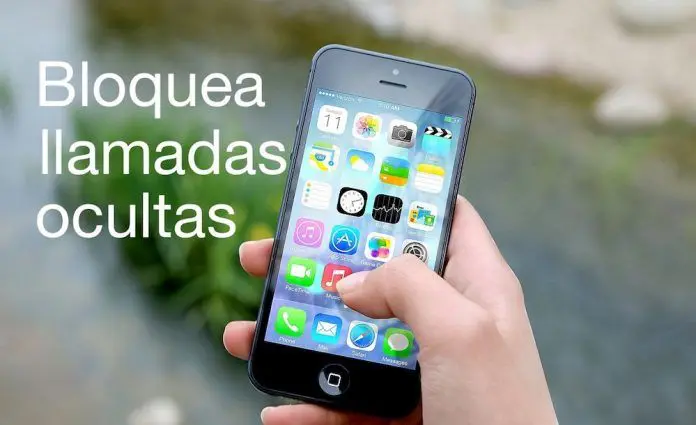 evitar llamadas numero oculto iphone