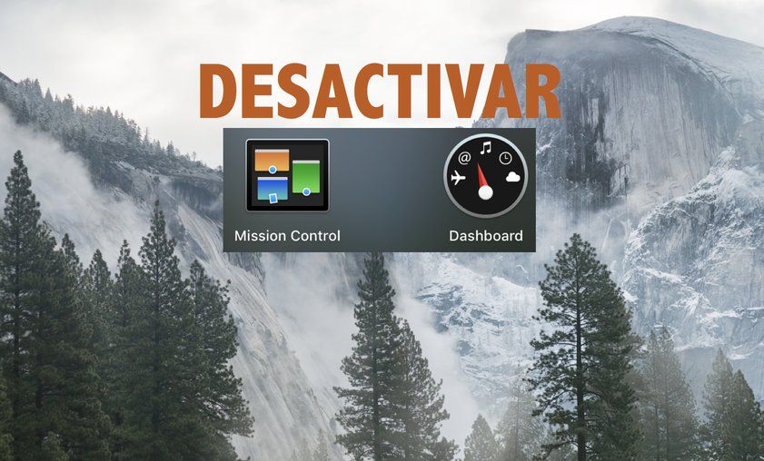 como desactivar dashboard mac