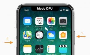 Режим dfu iphone x