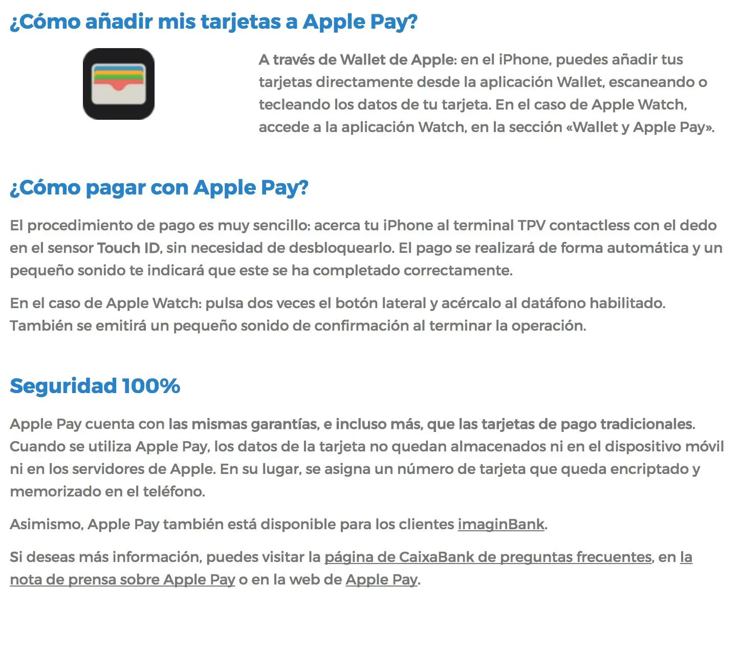 configurar apple pay caixabank