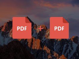 unir archivos pdf mac