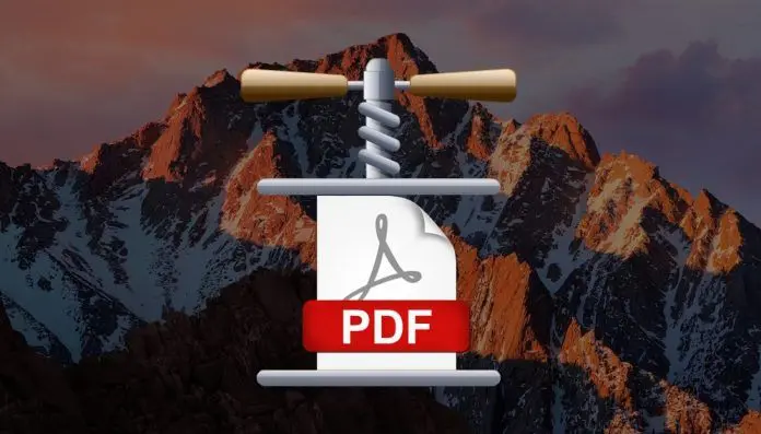 comprimir un pdf en mac