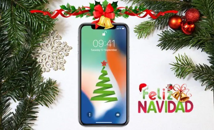 felicitar navidad desde iphone