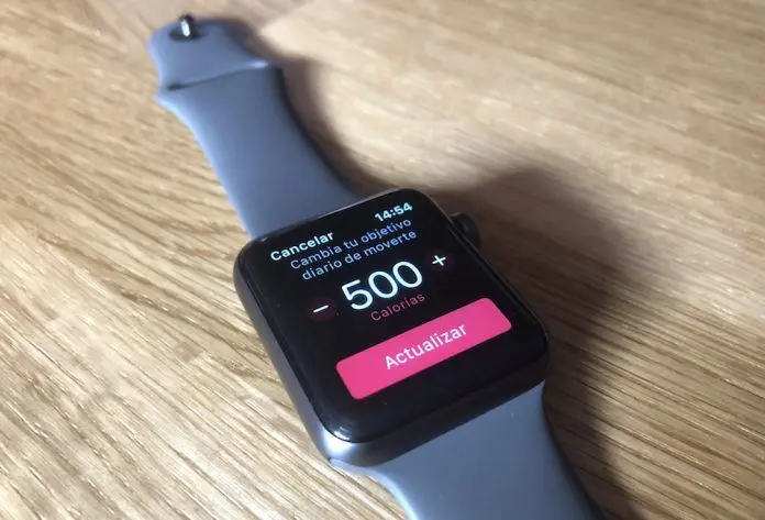 Cambiar objetivo 2025 calorias apple watch