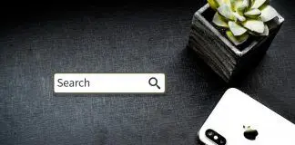 buscar texto en una web en Safari