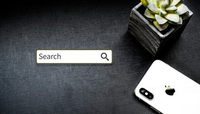 buscar texto en una web en Safari