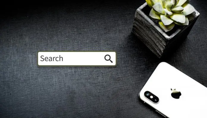 buscar texto en una web en Safari