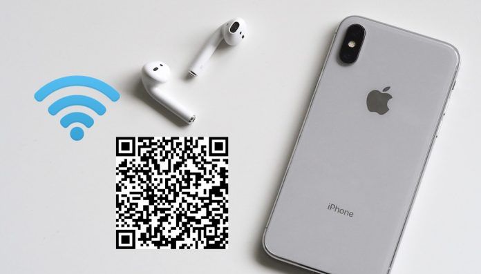 codigo qr wifi iphone