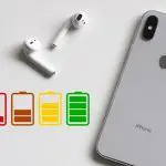 estado de la bateria en iphone x