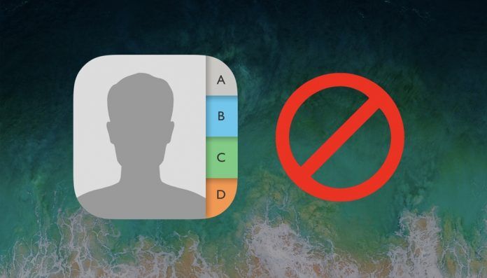bloquear un contacto desde iphone