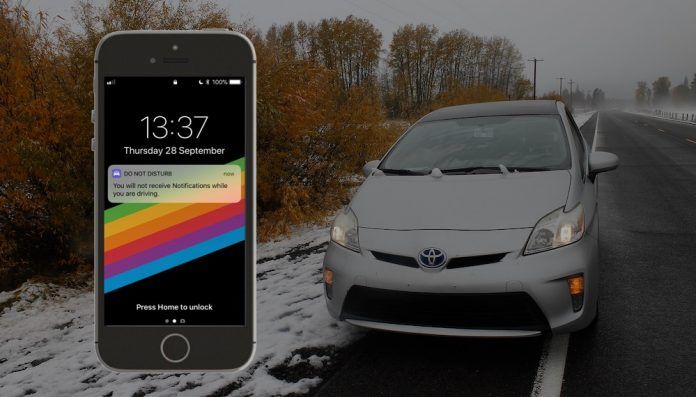desactivar no molestar al conducir en iphone