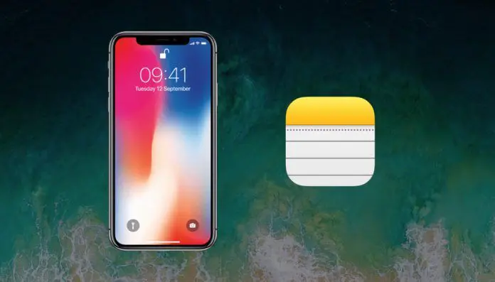 notas en pantalla bloqueada iphone