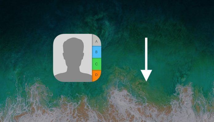 ordenar contactos nombre iphone