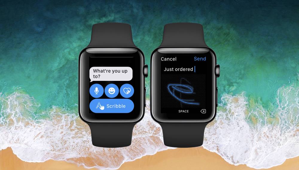 escribir texto en Apple Watch