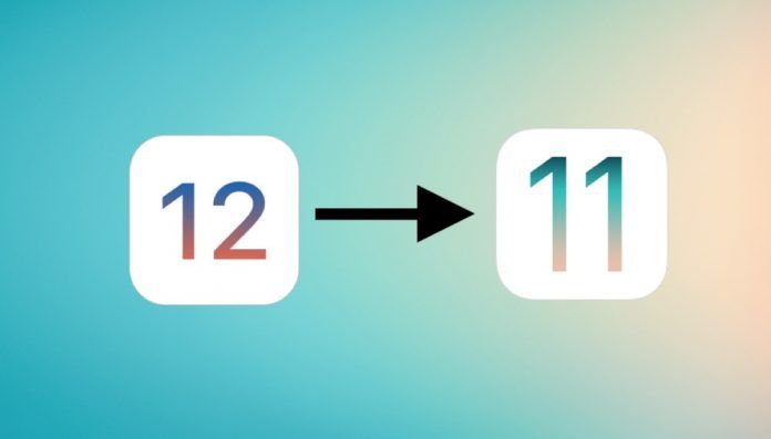 donwgrade ios 12 a ios 11