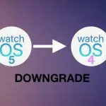 downgrade de watchOS 5 a watchOS 4