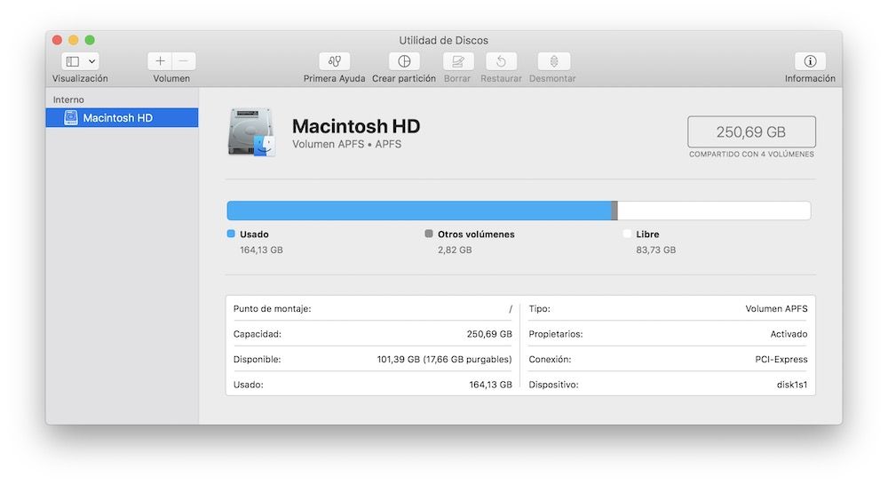 Cómo comprobar el estado de discos duros macOS