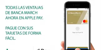 BBVA y Banca March compatibles con Apple Pay
