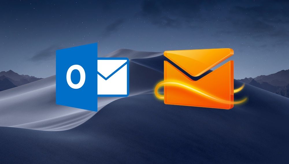 configurar hotmail mail mac