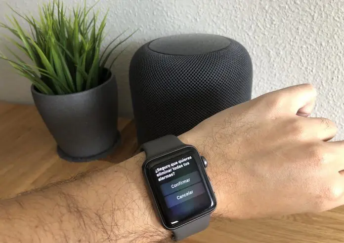 eliminar todas las alarmas apple watch