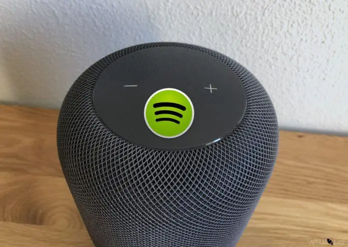 escuchar spotify homepod