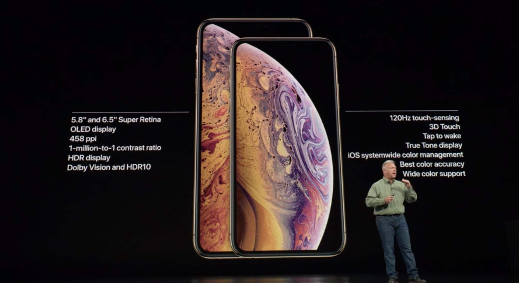 especificaciones iphone xs