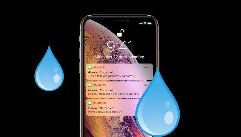 test liquidos iphone xs