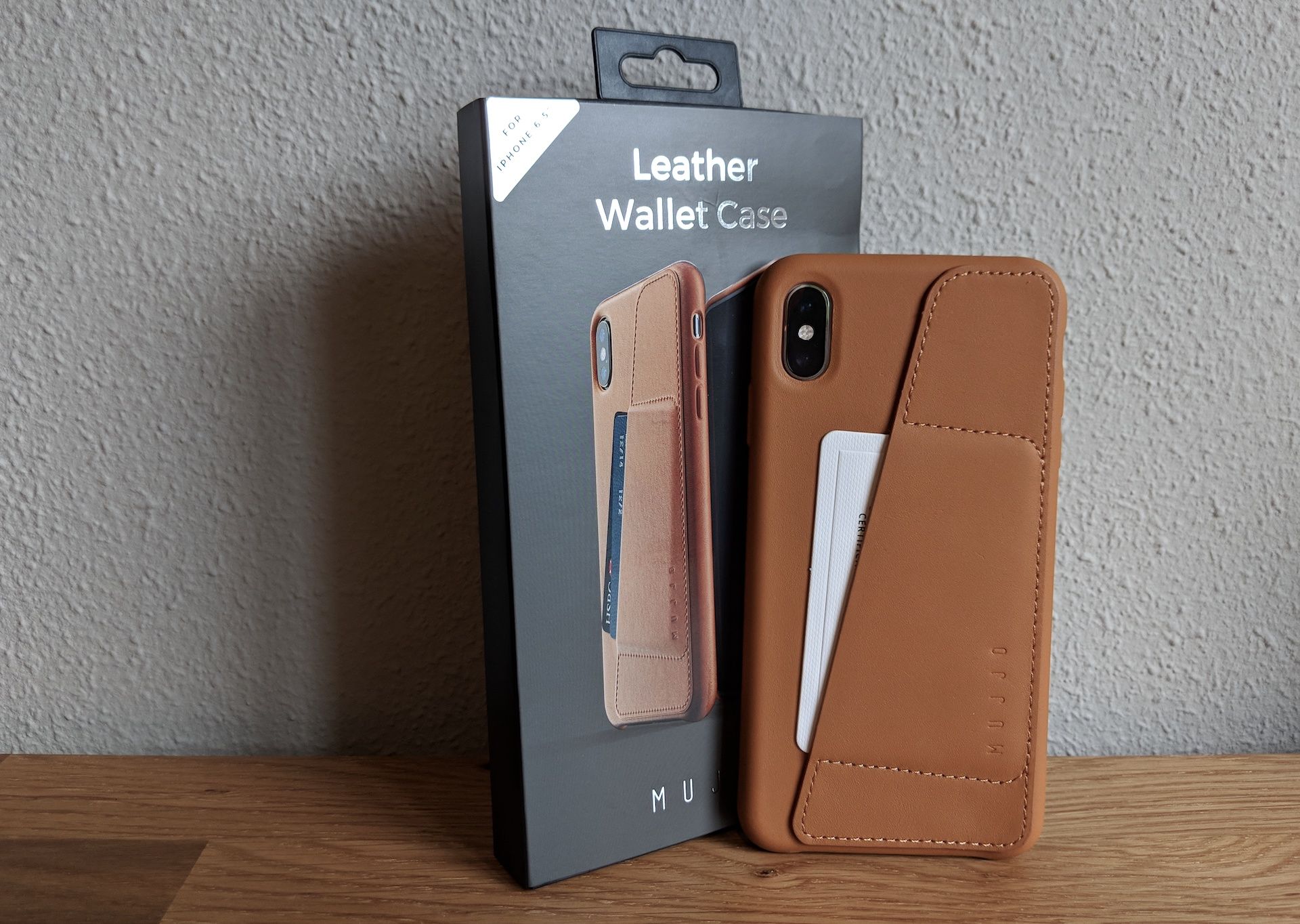 analisis Mujjo Leather Wallet iPhone XS Max