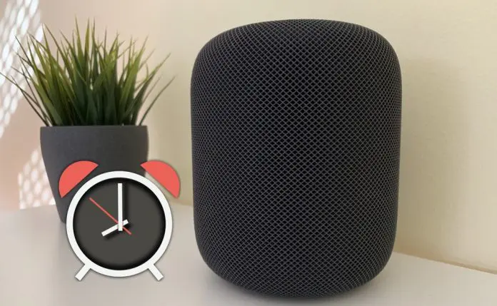 configurar una alarma en HomePod