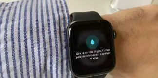 expulsar agua apple watch