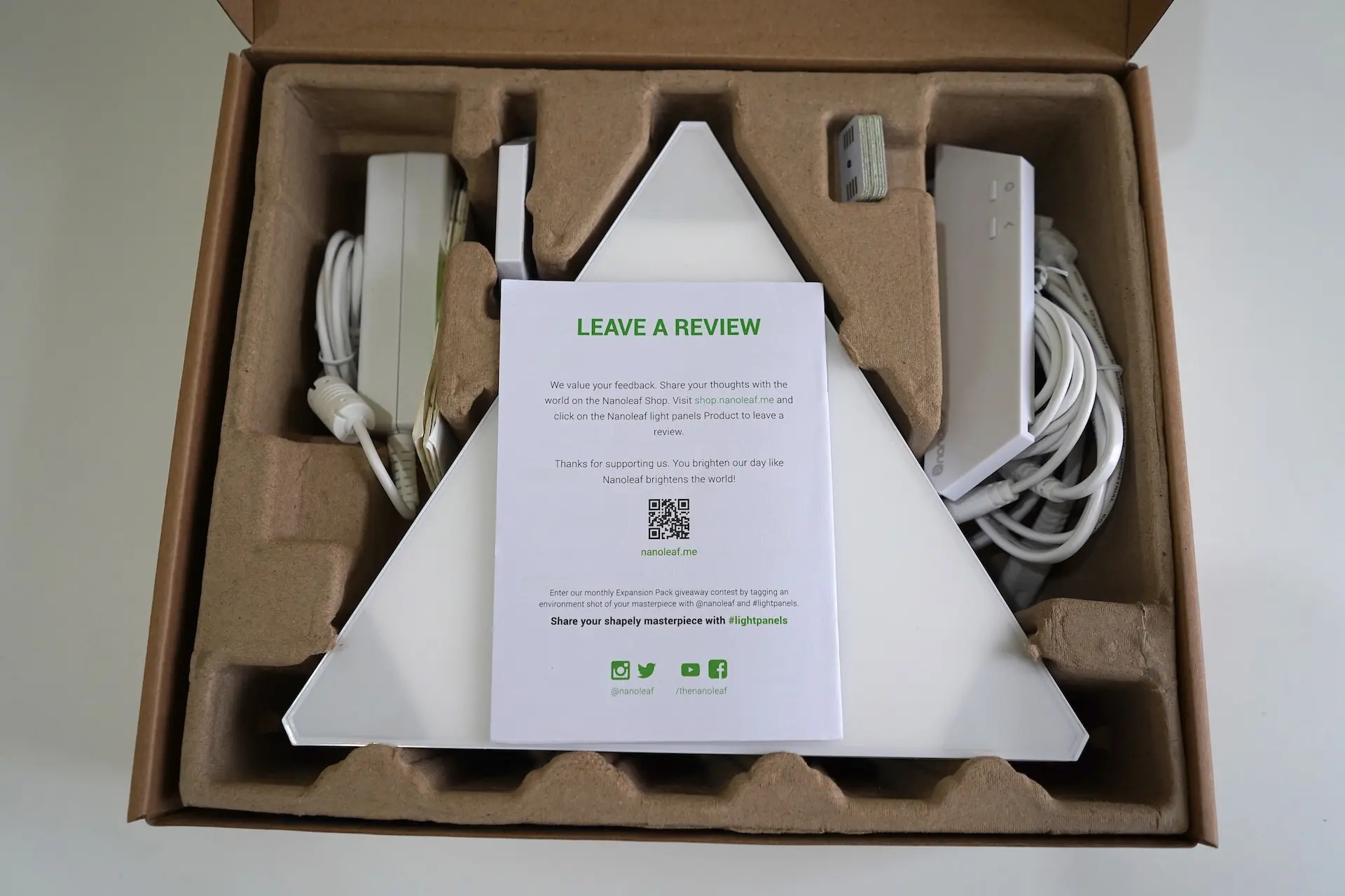 thumbnail interactive-video image 1 of 18 Nanoleaf Light Panels NL22/NL28 – Multicolor LED Lighting Kit For Walls 1 of 2