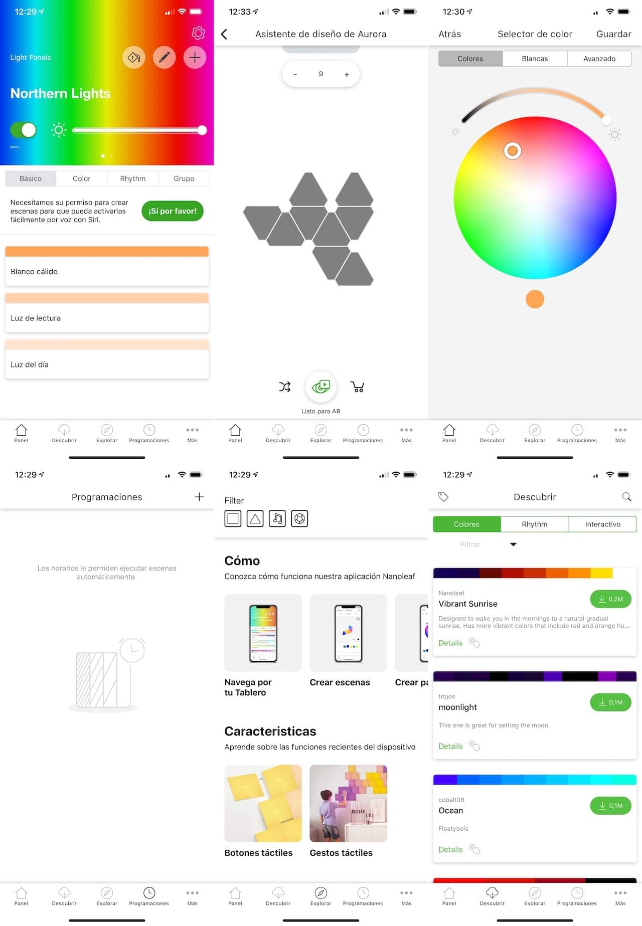 aplicacion nanoleaf ios