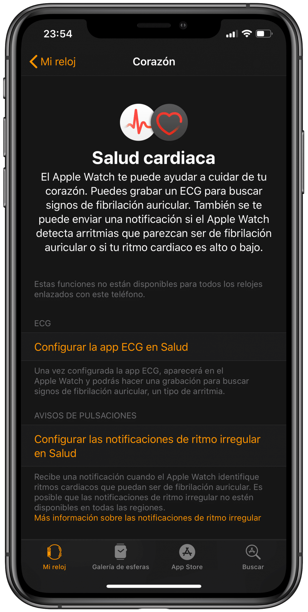 Cómo hacer un ECG en el Apple Watch Series 4