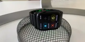 bloquear apple watch durante entreno