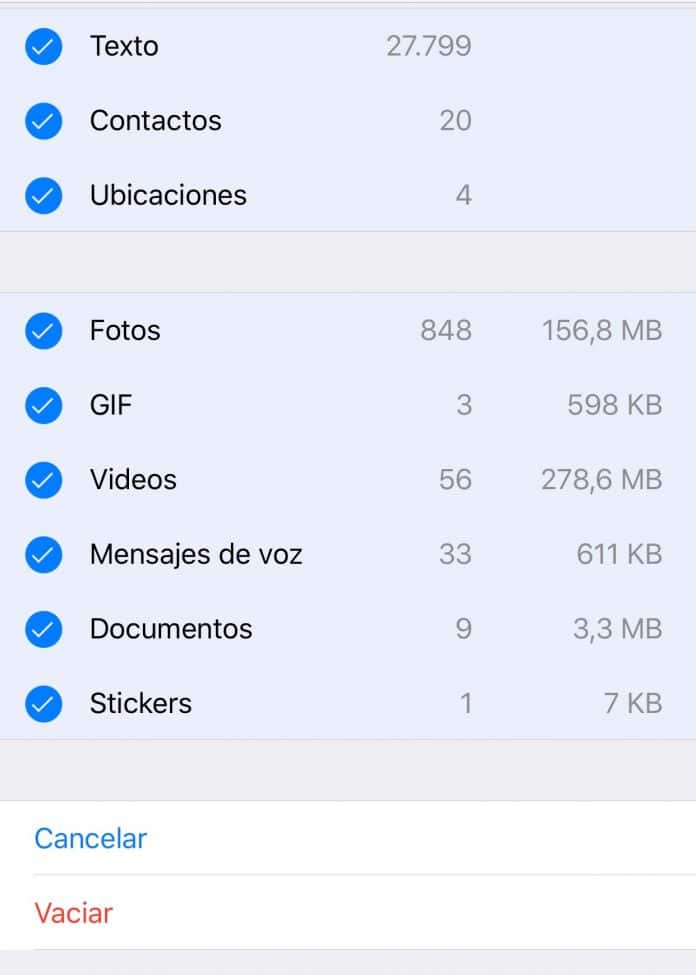 Cómo borrar todos los datos de WhatsApp en iPhone