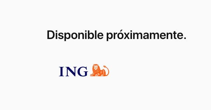 ING Direct compatible con Apple Pay